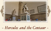  Loggia of Lanzi: Hercules with the centaur Nessus and Rape of the Sabine Women, Florence Italy