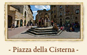 Piazza della Cisterna, San Gimignano