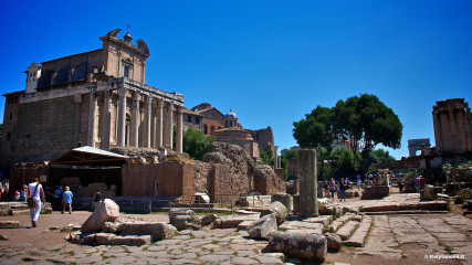 The Roman Forum: Temple of Antoninus and Faustina