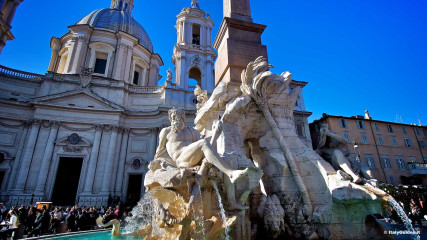 Piazza Navona: Fountain of the Four Rivers