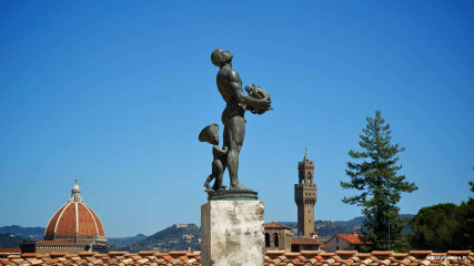 Pitti Palace: View of Santa Maria del Fiore and Palazzo Vecchio