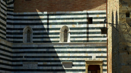 Volterra: Palazzo dei Priori - dettaglio