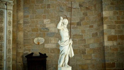 Volterra: Baptistery of San Giovanni - detail