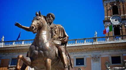 Campidoglio: Statua equestre di Marco Aurelio
