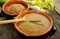 Soup of farro