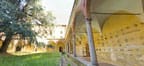 Basilica of San Francesco: cloister, Siena Italy