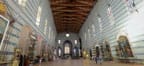 Basilica of San Francesco: interior, Siena Italy