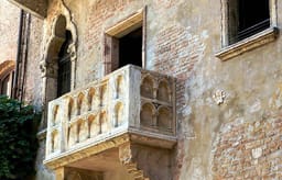 Juliet's house balcony