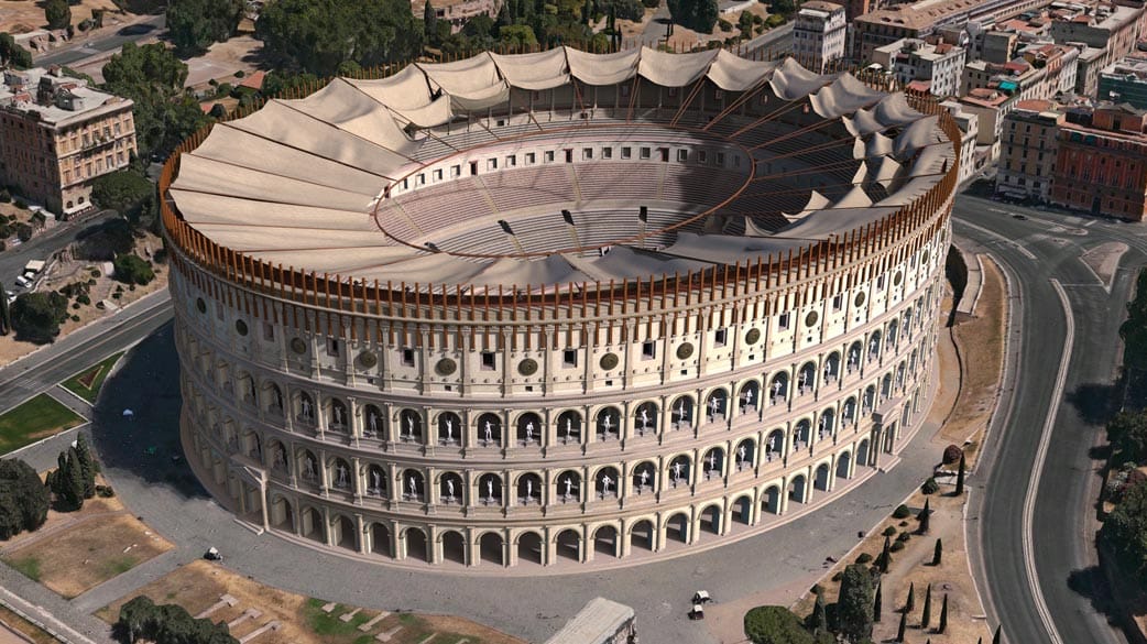 Roman Colosseum 3D before