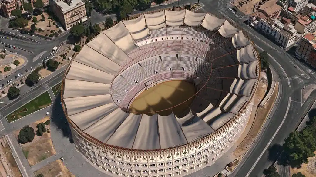 Roman Colosseum 3D before